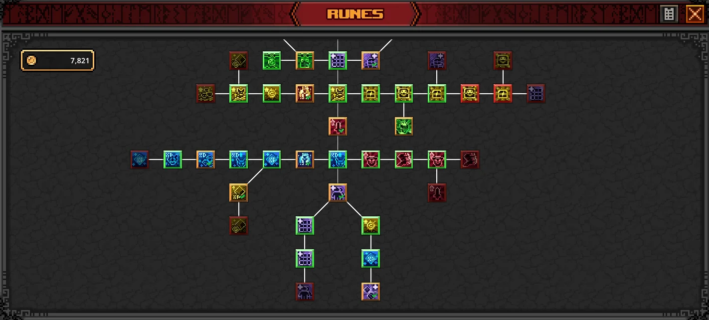 Árvore de runas completa (no jogo), parte 1