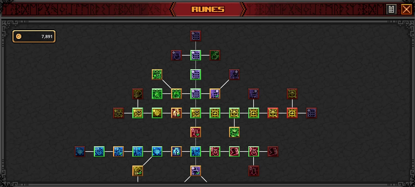 Árvore de runas completa (no jogo), parte 2